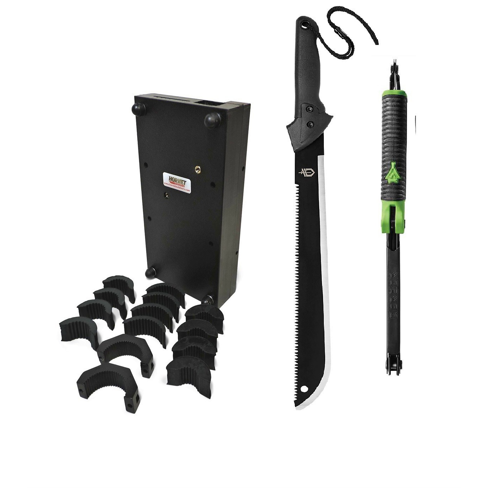 Hornet Outdoors, UTV Roll Bar Gerber 2 Tool Set Machete Saw, Model# RCM-9002